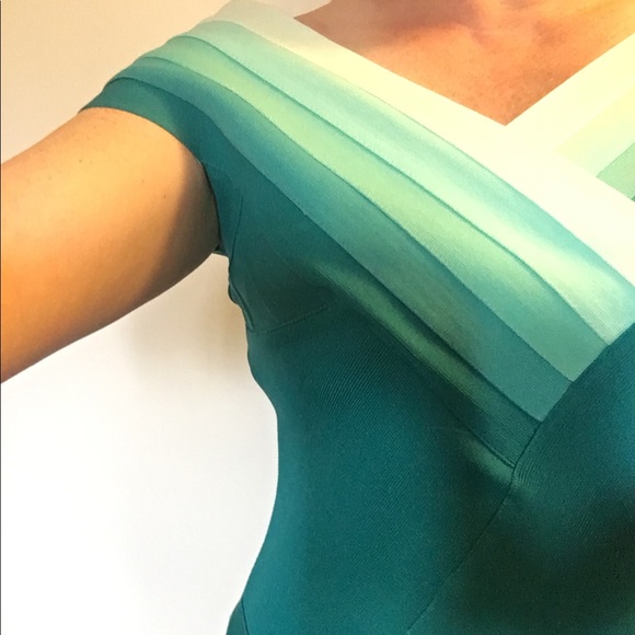 WOW Couture Teal/Green Dress - Picture 2 of 4